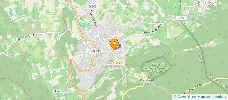 localisation de l'entreprise MADAME SHEHERAZADE GUEBAILIA  MALAUCENE