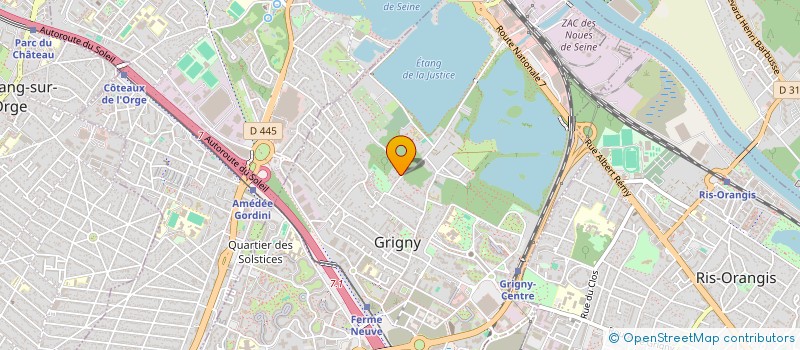 localisation de l'entreprise MADAME SHEHERAZADE HJAJI  GRIGNY