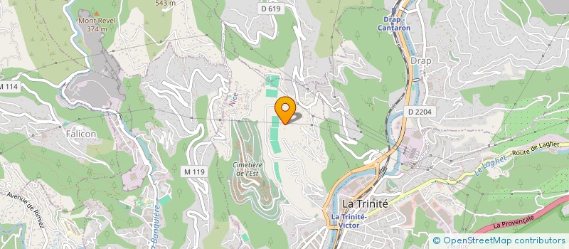 localisation de l'entreprise MADAME SHEHERAZADE MAAMERI  NICE