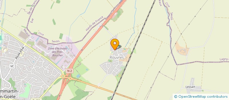 localisation de l'entreprise MADAME SHEHRAZADE MOHAMMED BELKACEM  ROUVRES