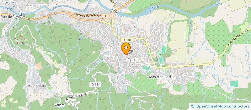 localisation de l'entreprise MADAME SHEILA ANNE HELLIWELL à CERET
