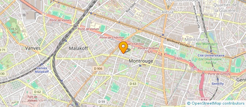 localisation de l'entreprise MADAME SHEILA CARRASCO BRAVO à MONTROUGE