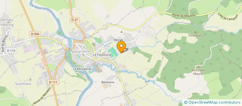 localisation de l'entreprise MADAME SHEILA FERREIRA DE AURAUJO  NAVARRENX