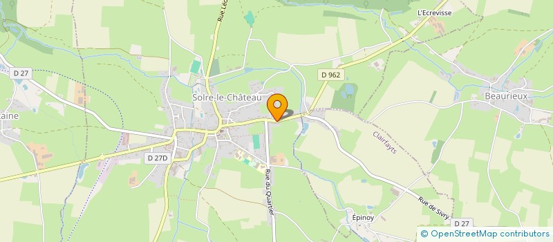 localisation de l'entreprise MADAME SHEILA GOMES  SOLRE-LE-CHATEAU