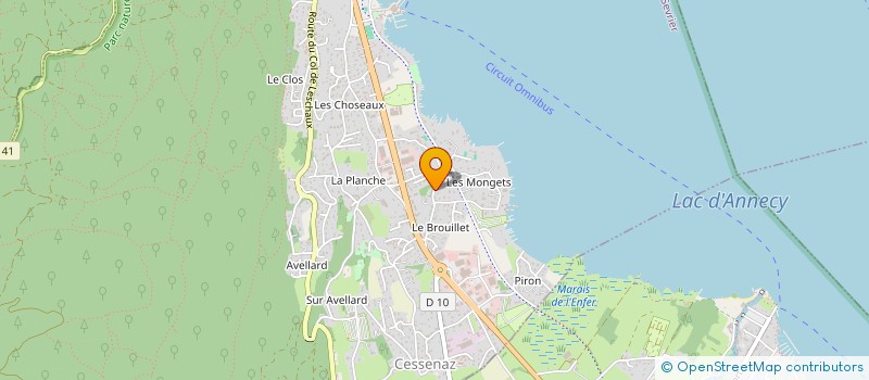 localisation de l'entreprise MADAME SHEILA OTT  SEVRIER