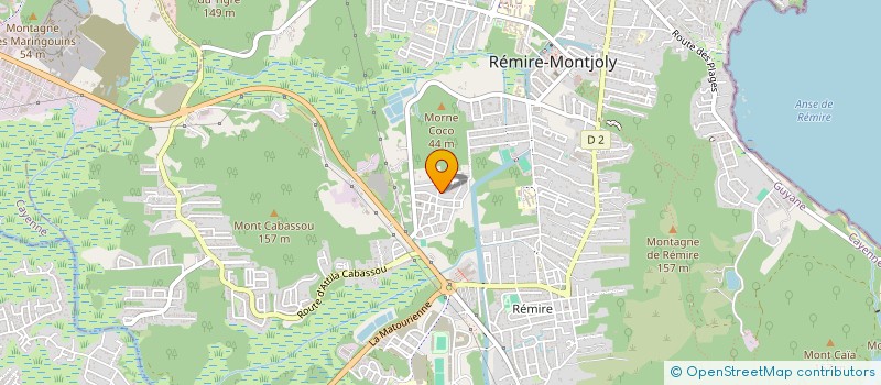 localisation de l'entreprise MADAME SHEILA PANTALEAO PENAFORT  REMIRE-MONTJOLY