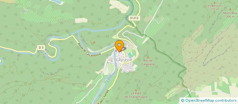 localisation de l'entreprise MADAME SHEILA WALSHE  LAGRASSE