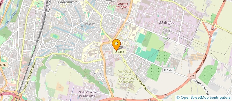 localisation de l'entreprise MADAME SHEIMA MADI  VALENCE