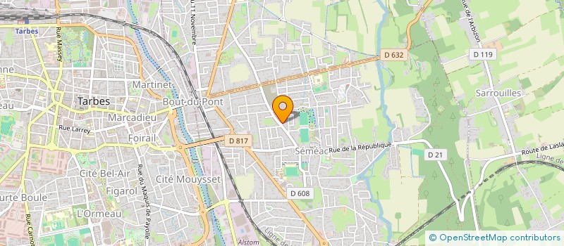 localisation de l'entreprise MADAME SHEIRA BARBA  SEMEAC