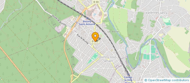 localisation de l'entreprise MADAME SHELLA JEAN-DENIS  QUINCY-SOUS-SENART