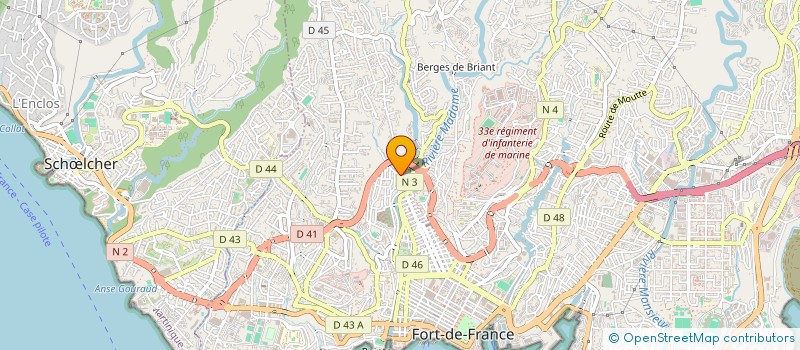 localisation de l'entreprise MADAME SHELLA LOUIS  FORT-DE-FRANCE