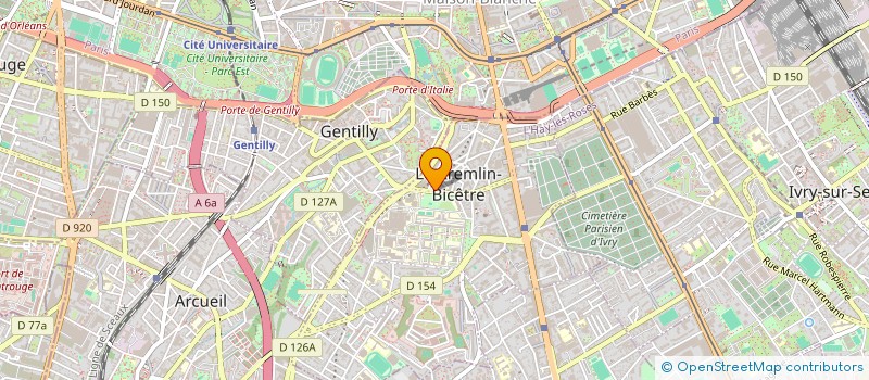 localisation de l'entreprise MADAME SHELLY MEZENCE  LE KREMLIN-BICETRE