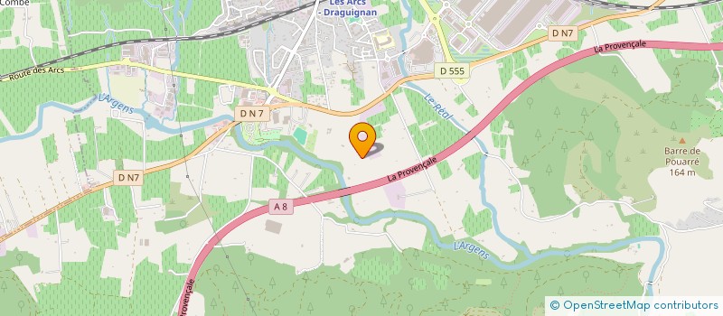 localisation de l'entreprise MADAME SHEMSY FORTHOFFER  LES ARCS