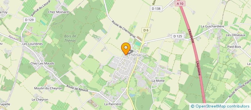 localisation de l'entreprise MADAME SHEONA PARROT  THENAC