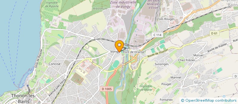 localisation de l'entreprise MADAME SHERAZADE ABDERREZAK à THONON-LES-BAINS