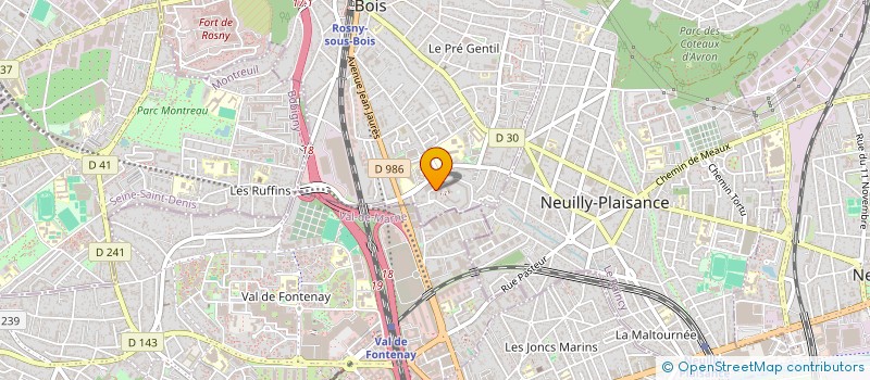localisation de l'entreprise MADAME SHERAZADE ASBAY  ROSNY-SOUS-BOIS