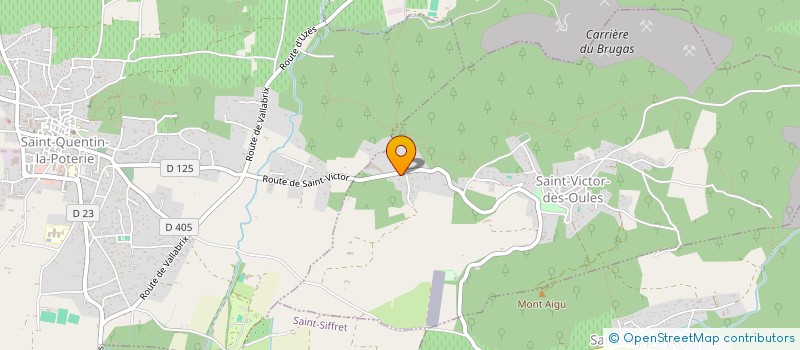 localisation de l'entreprise MADAME SHERAZADE AYAD  SAINT-VICTOR-DES-OULES