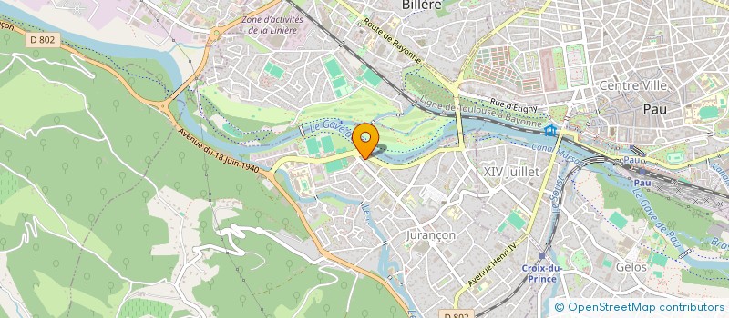 localisation de l'entreprise MADAME SHERAZADE BIHI  JURANCON