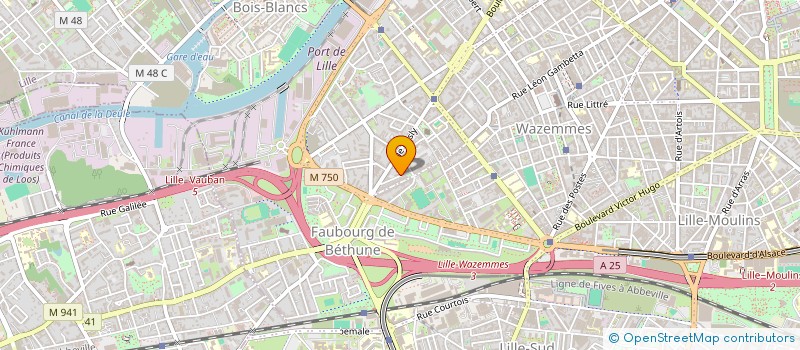 localisation de l'entreprise MADAME SHERAZADE BOUSBACI à LILLE