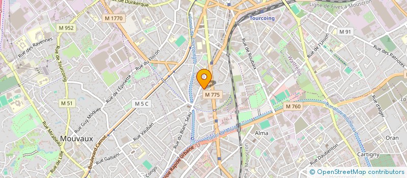 localisation de l'entreprise MADAME SHERAZADE BOUZIDA  TOURCOING