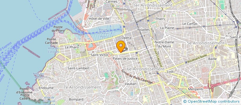 localisation de l'entreprise MADAME SHERAZADE EDDAM  MARSEILLE