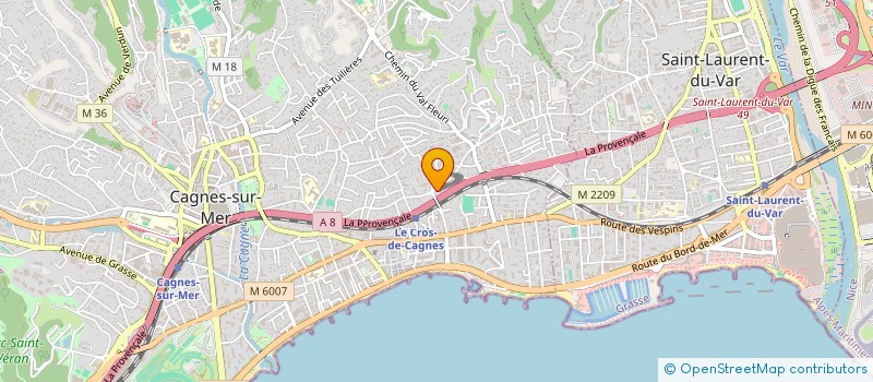 localisation de l'entreprise MADAME SHERAZADE GHRIBI à CAGNES-SUR-MER