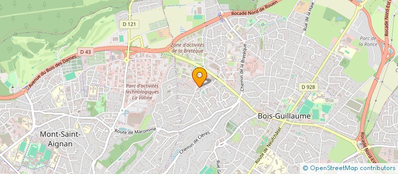 localisation de l'entreprise MADAME SHERAZADE LEMZERI  BOIS-GUILLAUME