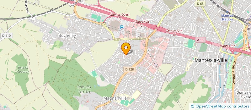 localisation de l'entreprise MADAME SHERAZADE OURABAH  MAGNANVILLE