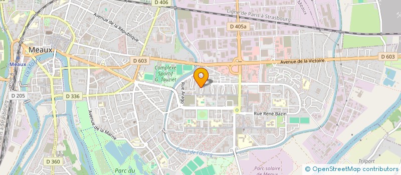 localisation de l'entreprise MADAME SHERAZADE REZZAK à MEAUX