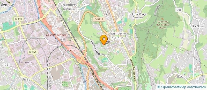 localisation de l'entreprise MADAME SHERINE ABBOU à CHAMBERY
