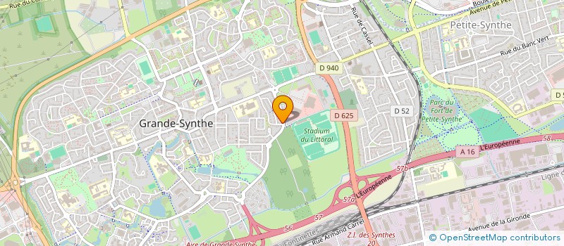 localisation de l'entreprise MADAME SHERINE BENKADI  GRANDE-SYNTHE