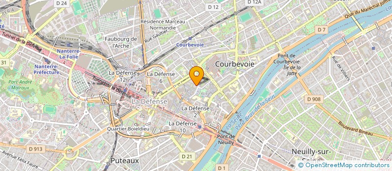 localisation de l'entreprise MADAME SHERINE LEKHLOUFI-IDRISSI à COURBEVOIE
