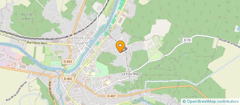 localisation de l'entreprise MADAME SHERLEY COLIN  LA FERTE-SOUS-JOUARRE