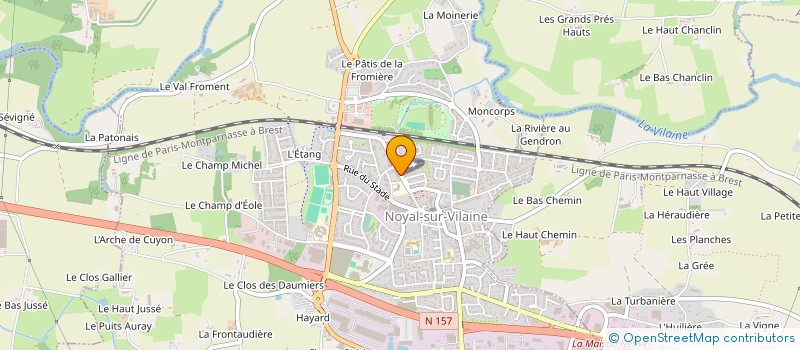 localisation de l'entreprise MADAME SHERLEY DE BASTOS  NOYAL-SUR-VILAINE