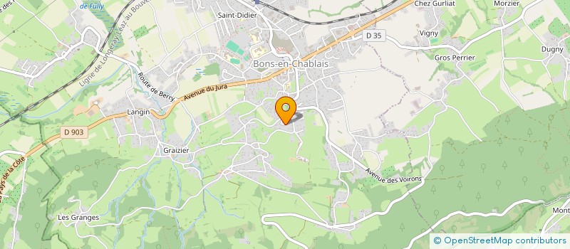 localisation de l'entreprise MADAME SHERLEY GLAVIAUX  BONS-EN-CHABLAIS