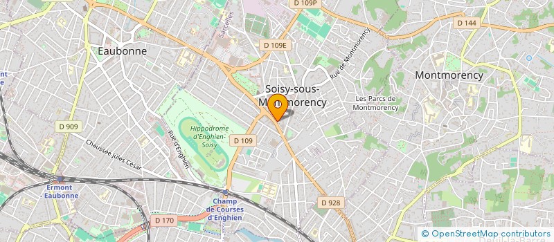 localisation de l'entreprise MADAME SHERLEY MANDANGUI  SOISY-SOUS-MONTMORENCY