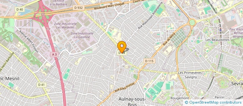 localisation de l'entreprise MADAME SHERRA AMARI à AULNAY SOUS BOIS