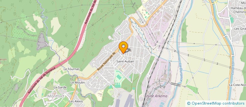 localisation de l'entreprise MADAME SHERRAZZADE KOFFI-KONAN  BRESSIEUX