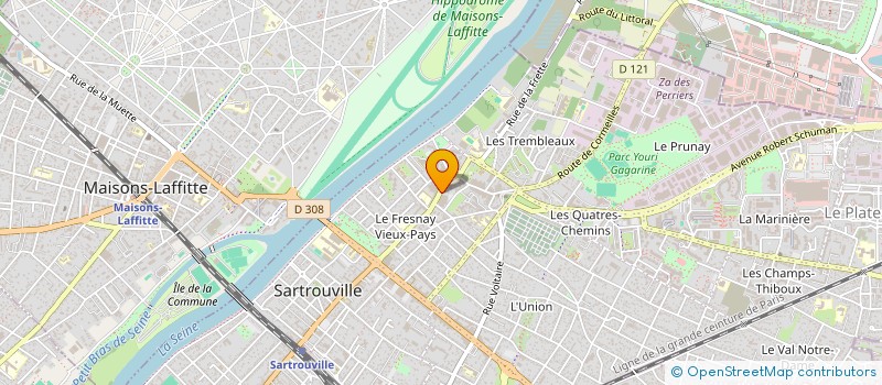 localisation de l'entreprise MADAME SHERRY WEICKELT à SARTROUVILLE