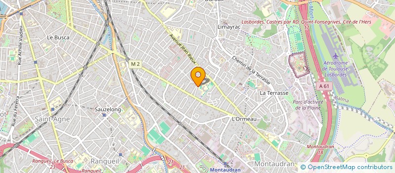 localisation de l'entreprise MADAME SHERYANE MHAMDI  TOULOUSE