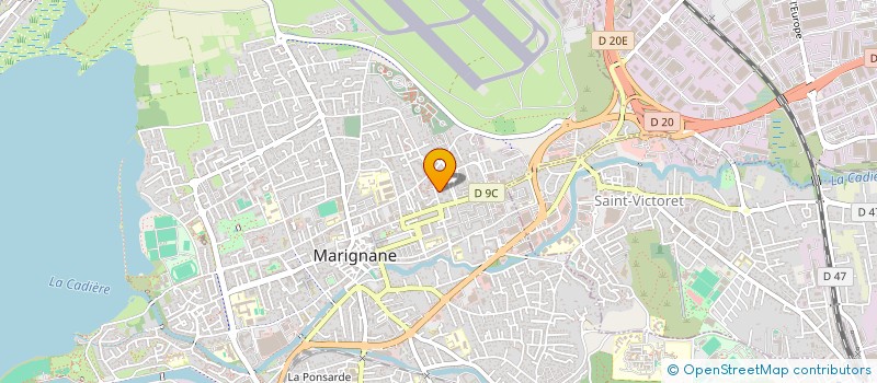 localisation de l'entreprise MADAME SHERYLE CHIBANE à MARIGNANE