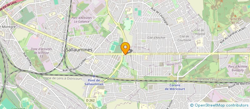 localisation de l'entreprise MADAME SHERYLINE SUEUR  SALLAUMINES