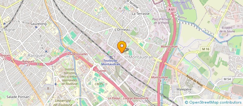 localisation de l'entreprise MADAME SHERYN ZALLAL  TOULOUSE