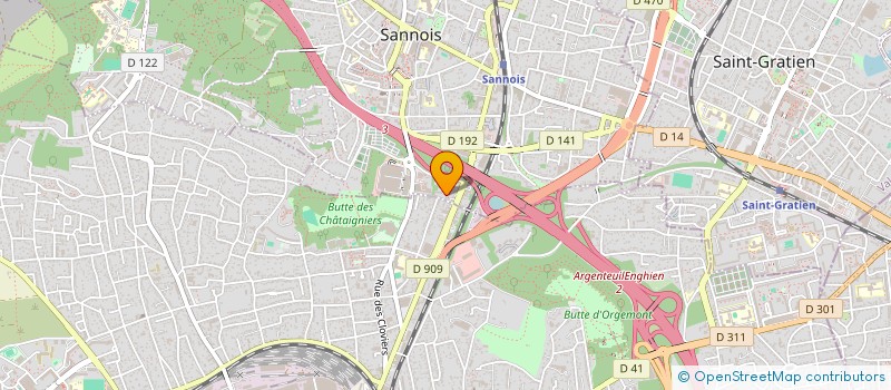 localisation de l'entreprise MADAME SHERYNE BEN TRAH  SANNOIS