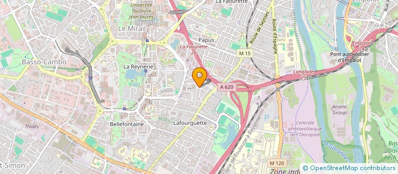 localisation de l'entreprise MADAME SHERYNE MESBAH  TOULOUSE