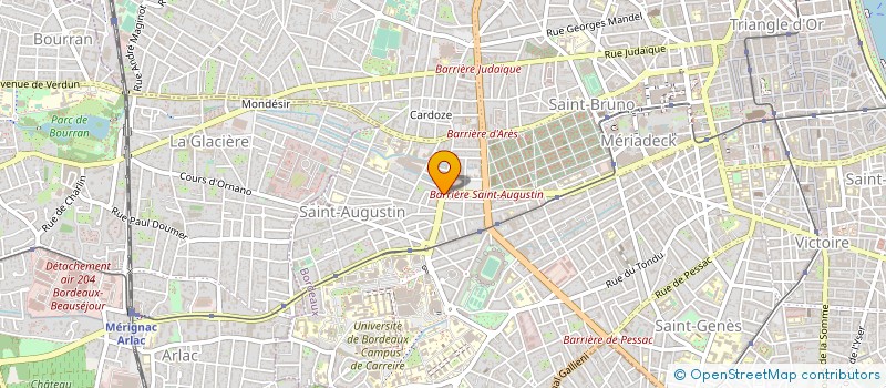 localisation de l'entreprise MADAME SHIDEH AHMADI KASHANI à BORDEAUX