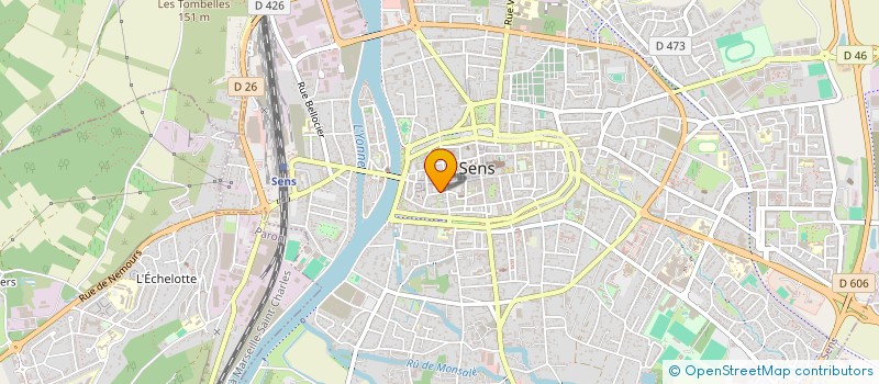 localisation de l'entreprise MADAME SHIELA GUILLERMO  SENS