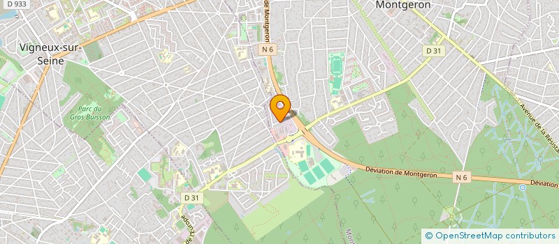 localisation de l'entreprise MADAME SHIMEN BOUMENDJEL  MONTGERON