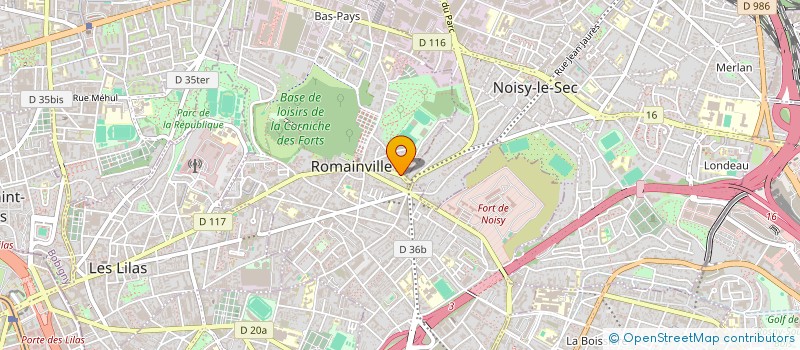 localisation de l'entreprise MADAME SHIREL BENSAID à ROMAINVILLE