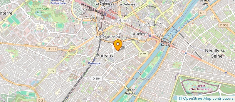 localisation de l'entreprise MADAME SHIREL HADJADJ-HAZILLIER  PUTEAUX